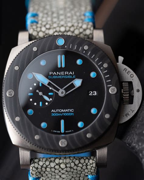 panerai submersible strap change|Panerai aftermarket straps.